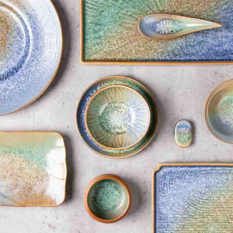 Wholesale Hotel & Restaurant Ceramic Tableware Set complet de veselă versatilă din ceramică, concepută pentru aprovizionarea unică de catering de către un producător experimentat de veselă din porțelan