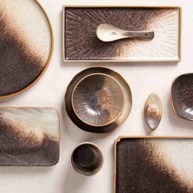 Hotel Porcelain Plate Set Producție de vase de porțelan cu ridicata din fabrică
