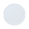 Farfurii rotunde din ceramică albă pentru banchet farfurie din porțelan farfurie rotundă încărcător farfurii pentru restaurant