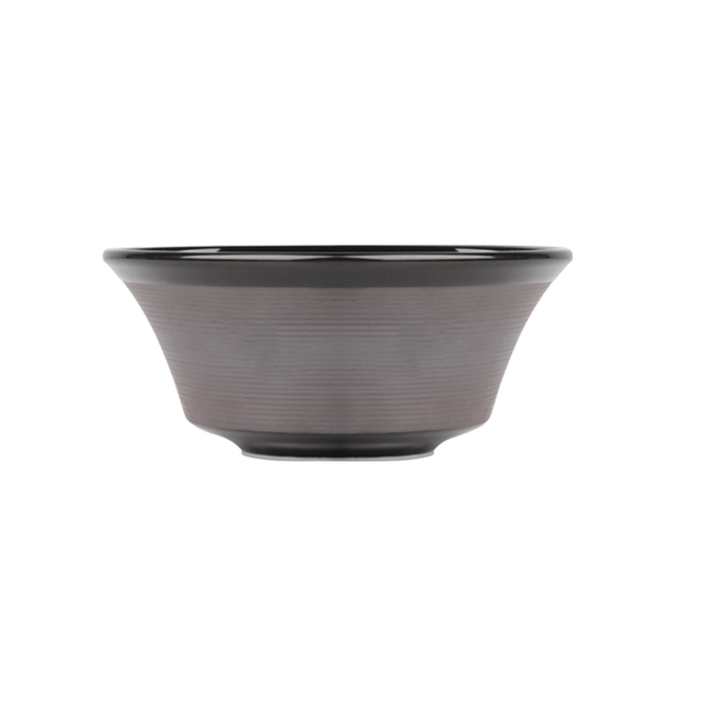 Bol de orez din ceramică de design negru mat