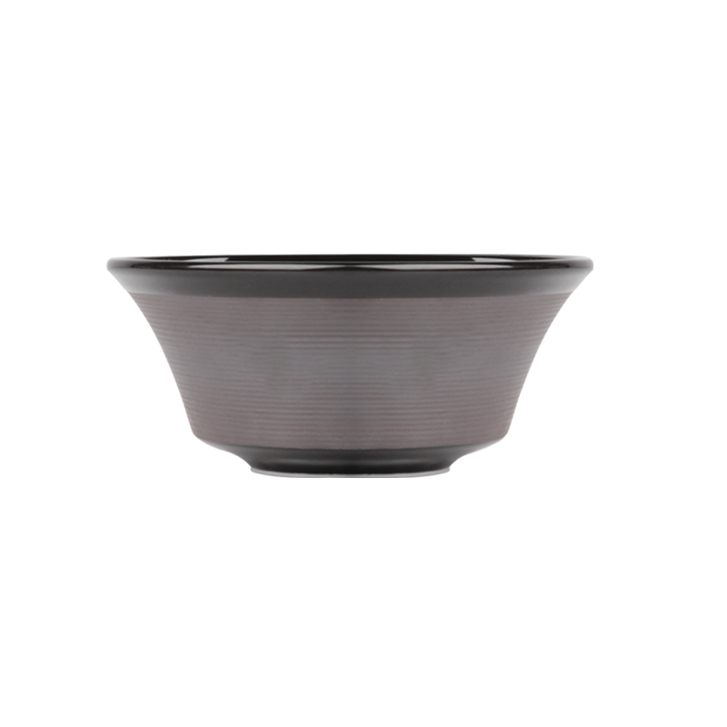 Bol de orez din ceramică de design negru mat