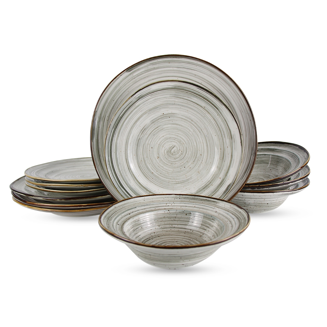 Set de cina 12 buc. Set de vesela din portelan