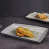 Farfurie din porțelan dreptunghiulară de 9,5 inchi Rollin pentru restaurante