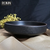 Farfurie adanca din ceramica neagra Farfurie supa din portelan Farfurie pentru tocanita pentru restaurant