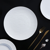 Set de farfurii cupe din ceramică albă Restaurant farfurie din gresie