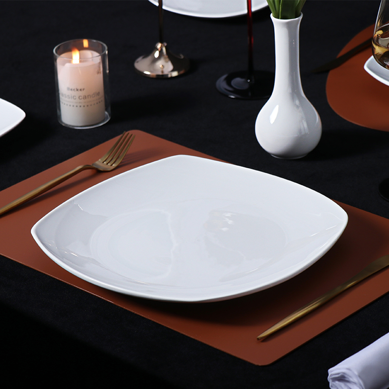 Farfurie Ceramica Alba Restaurant Chef Farfurii Albe pentru Alimente