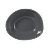 Bol pătrat neregulat din ceramică durabil - gri închis