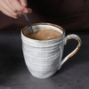  Set de cani de cafea cu ridicata, lavabil pentru masina de spalat vase, pentru hotel, cafenea, magazin Porcelana, tacamuri, cana gri, cana cu lapte 