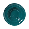 Verde lucios Eco Friendly Rim Plate Farfurie pentru supă pentru comerț cu ridicata