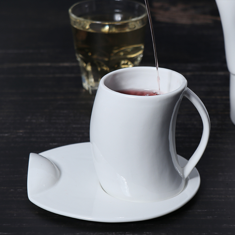Set Cadou de Ziua Femeii Personalizat Confident Lady Design Ceainic Ceramic Set Cești de Cafea Porțelan 