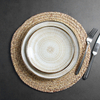 Set de vesela din portelan bej Set de cina din ceramica Chaozhou