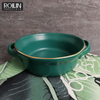Matte Green Dinner Ware Bol pentru supă Bol cu ​​orez