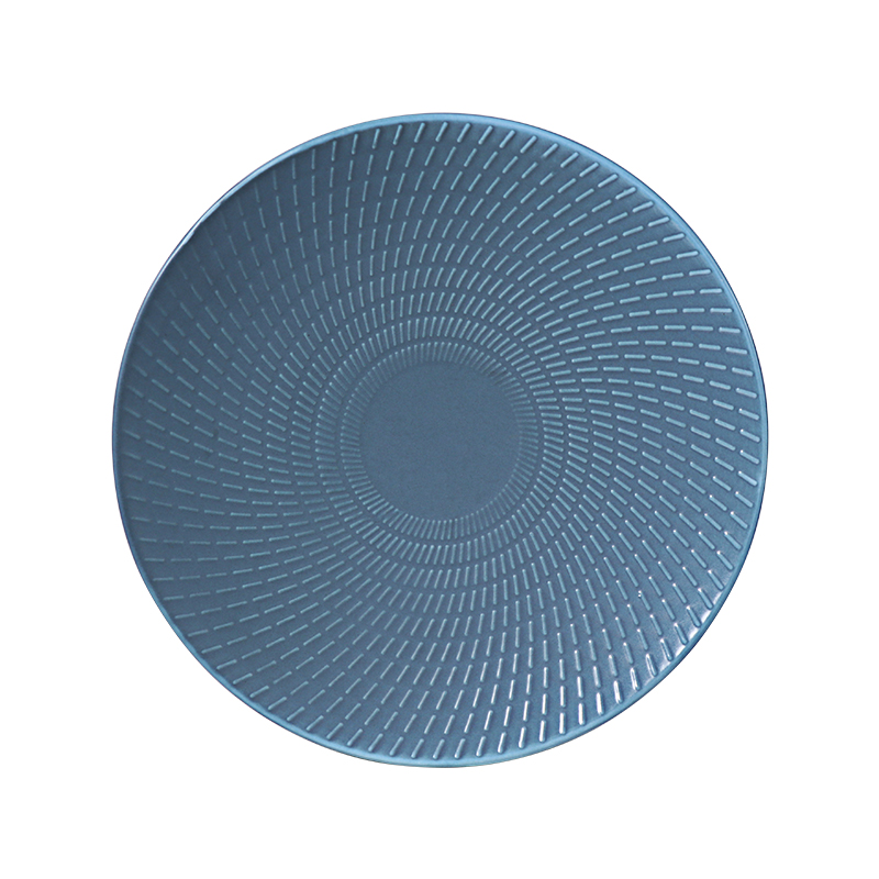 Farfurie ceramica cu paste albastre regale pentru restaurante