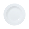 Furnizor de hotel Farfurie cu supă Fabrica de ceramică Chaozhou Farfurii din ceramică albă Farfurie rotundă din porțelan alb pentru restaurant