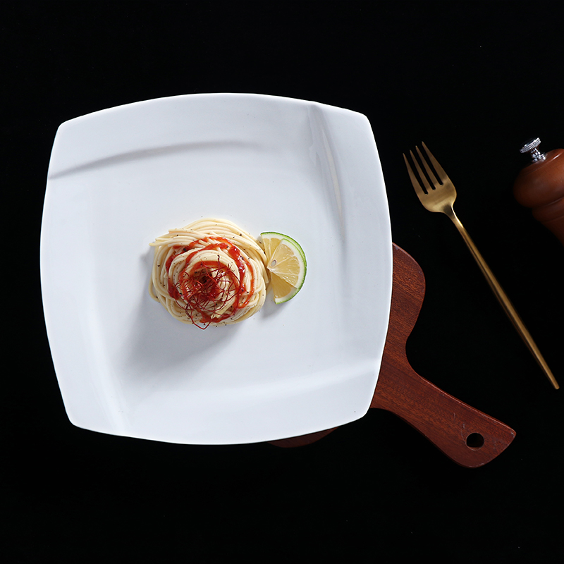 Farfurie Ceramica Alba Restaurant Chef Farfurii Albe pentru Alimente