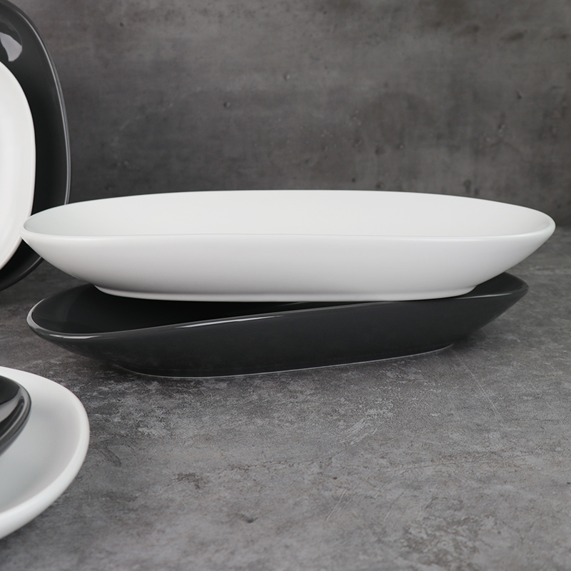 Farfurie Restaurant Alb Mat- Porțelan-34cm