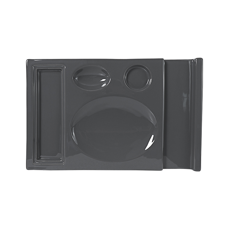 Plăci cu compartiment personalizate Suport pentru platou de crab Preț de fabrică OEM/ODM Producător de ceramică Chaozhou