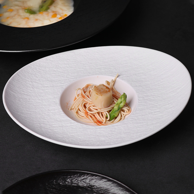 Restaurante Farfurie Salata Ovala din Portelan-150ml