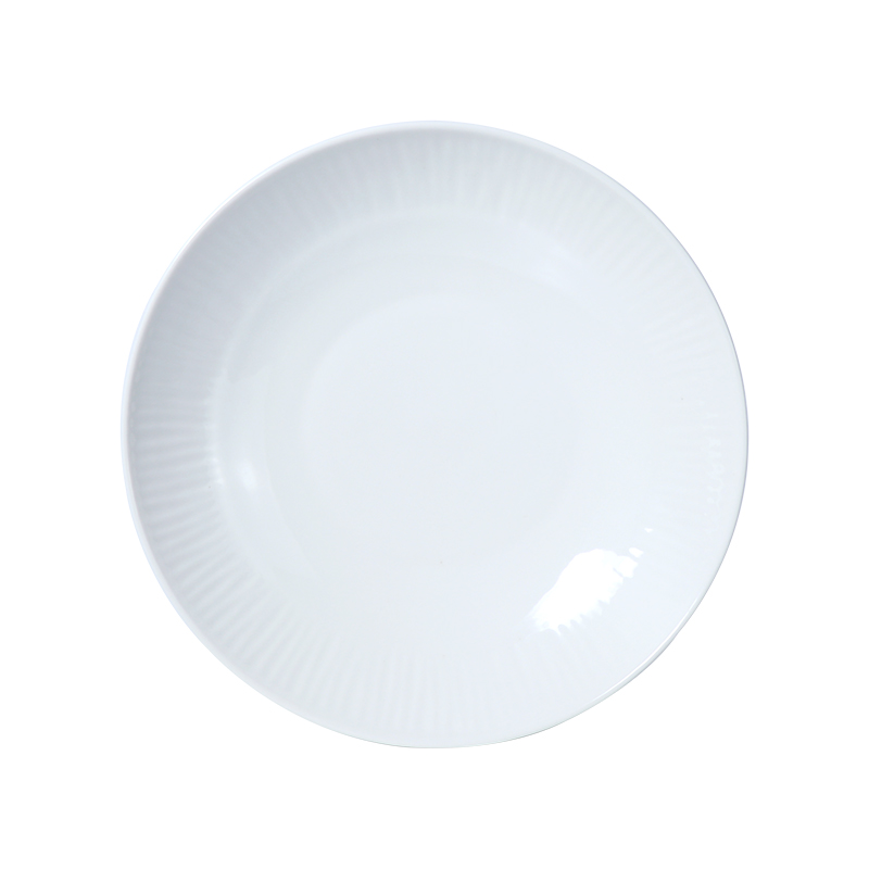 Bol pentru salată cu tăiței de 35 oz Boluri din gresie albă Veselă de porțelan de 1 l Farfurie ecologică cu mâncare Vase de restaurant