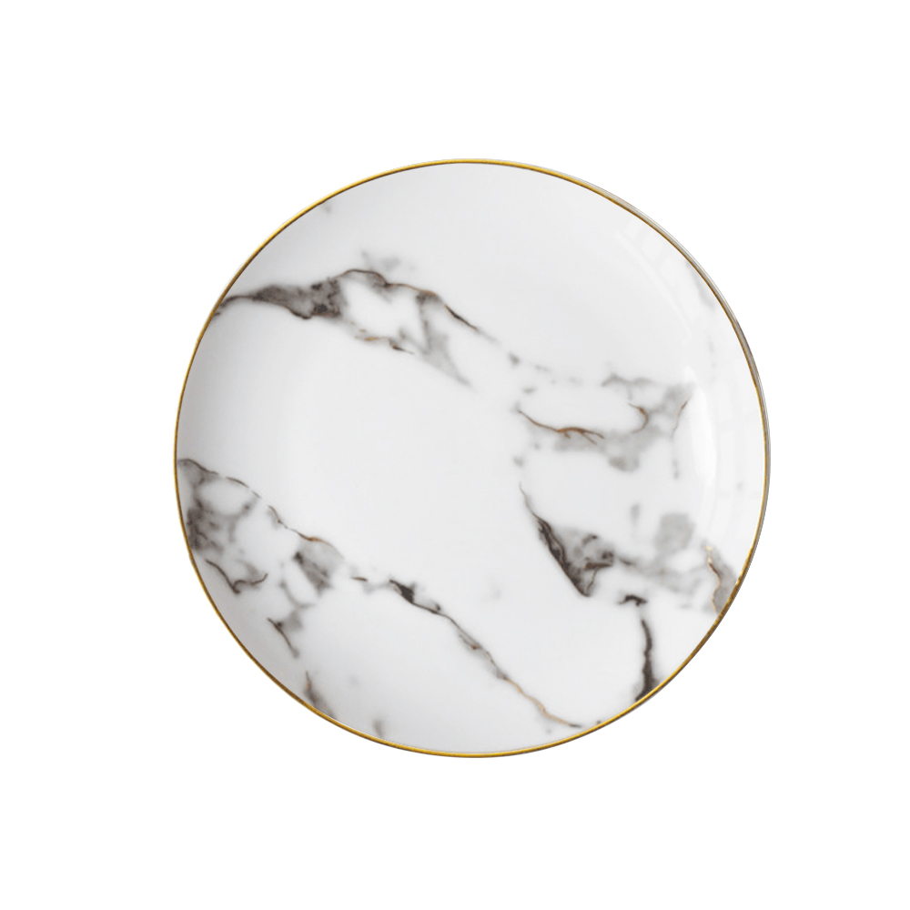 Restaurant Ieftin Farfurie Ceramica Cu Aspect Marmura
