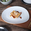  Set de gresie de înaltă calitate farfurie creativă neregulată coreeană japoneză care servește farfurii ceramice din porțelan gri închis negru