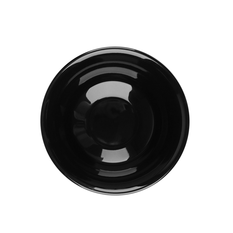 Bol de orez din ceramică de design negru mat