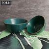 Matte Green Dinner Ware Bol pentru supă Bol cu ​​orez