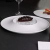 Farfurie de supă din ceramică albă mată Restaurante farfurie cu paste farfurie din porțelan cu gheață pentru fructe de mare 