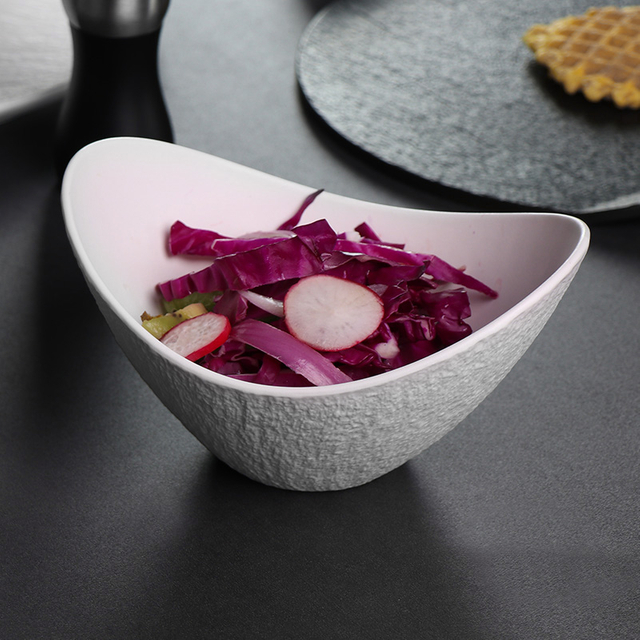 Boluri din ceramică alb mat Restaurante Boluri de salată Porțelan