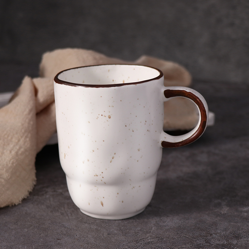 Căni Artizanale Bej Nordic Cană Ceramică