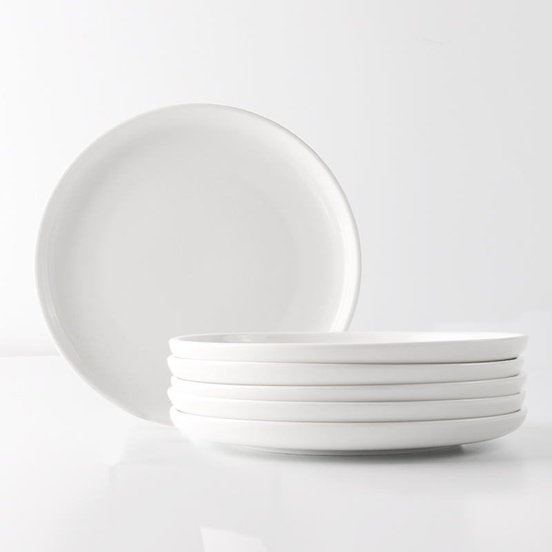 Pret de fabrica Farfurie personalizata Farfurie din portelan alb Vesela de tacamuri din ceramica