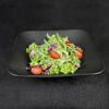 Farfurie pătrată adâncă din porțelan negru mat 1500 ml bol pătrat 50 oz farfurie restaurant