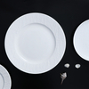 Set de farfurii cupe din ceramică albă Restaurant farfurie din gresie