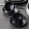 Veselă personalizată Căni Cappuccino din ceramică Căni de cafea cu ceai din ceramică cu farfurie pentru cafenea