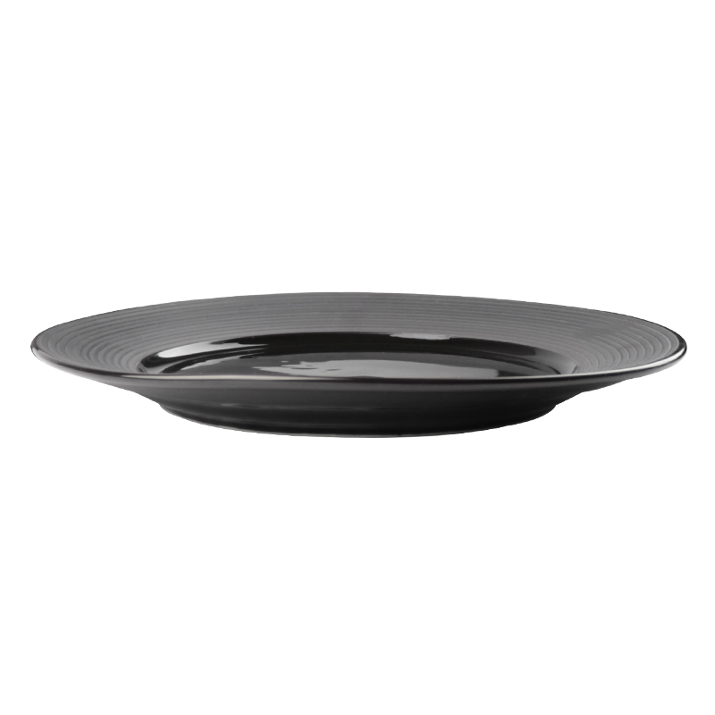 Bol de orez din ceramică de design negru mat