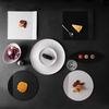 Producție Fabrică Farfurii Hotel Vesele Farfurie Ceramică Farfurii Albe Nordice Veselă Restaurant cu Logo