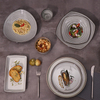 Farfurie din porțelan dreptunghiulară de 9,5 inchi Rollin pentru restaurante
