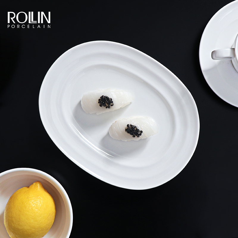 Platos De Ceramica Blanco pentru Restaurant