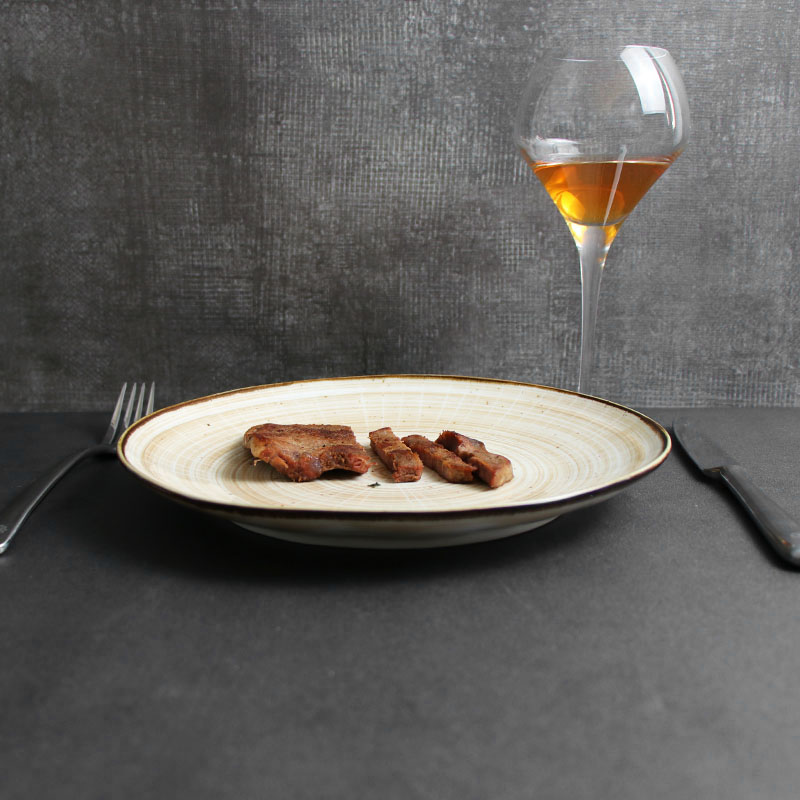 Set de vesela din portelan bej Set de cina din ceramica Chaozhou