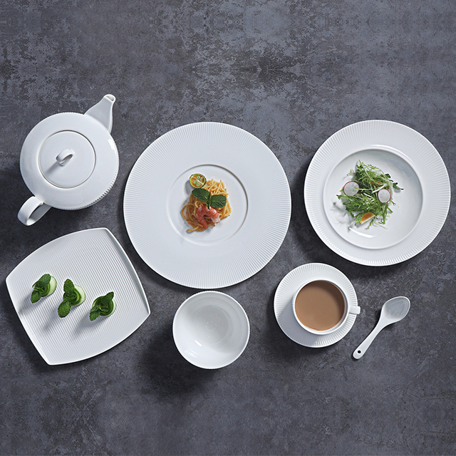 Set de farfurii Bone China Farfuri comerciale pentru cină