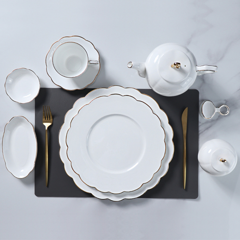 Fine Bone China Dinnerware Seturi de vesela de lux