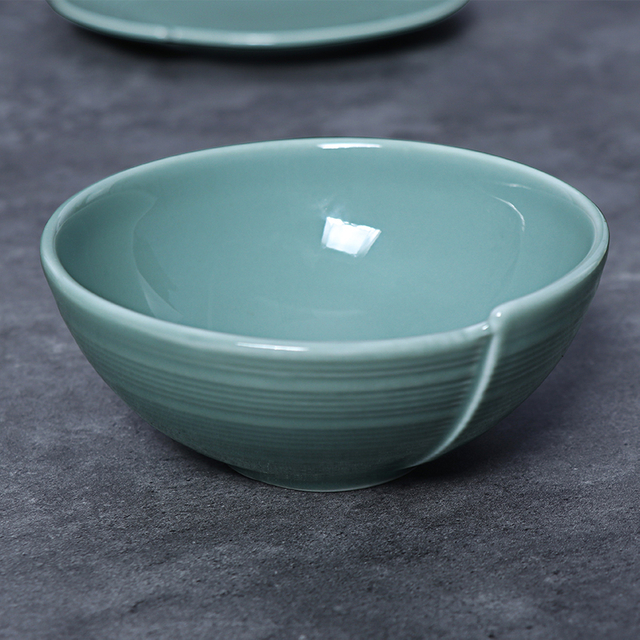 Veselă din porțelan chinezesc Boluri de 5' din ceramică cu design neregulat Veselă Boluri pentru desert Vase de servire pentru restaurant