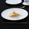 Set de farfurii cupe din ceramică albă Restaurant farfurie din gresie