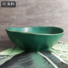 Matte Green Dinner Ware Bol pentru supă Bol cu ​​orez