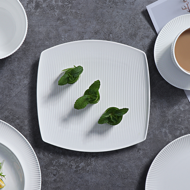 Set de farfurii Bone China Farfuri comerciale pentru cină