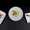 Farfurie cu paste din porțelan alb de 11,25 inch Farfurie pentru supă Veselă restaurant