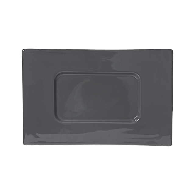 Pret de fabrica Sushi Platos Vajilla Platter Vase dreptunghiulare negre Farfurii pentru restaurant Farfurie pentru vesela