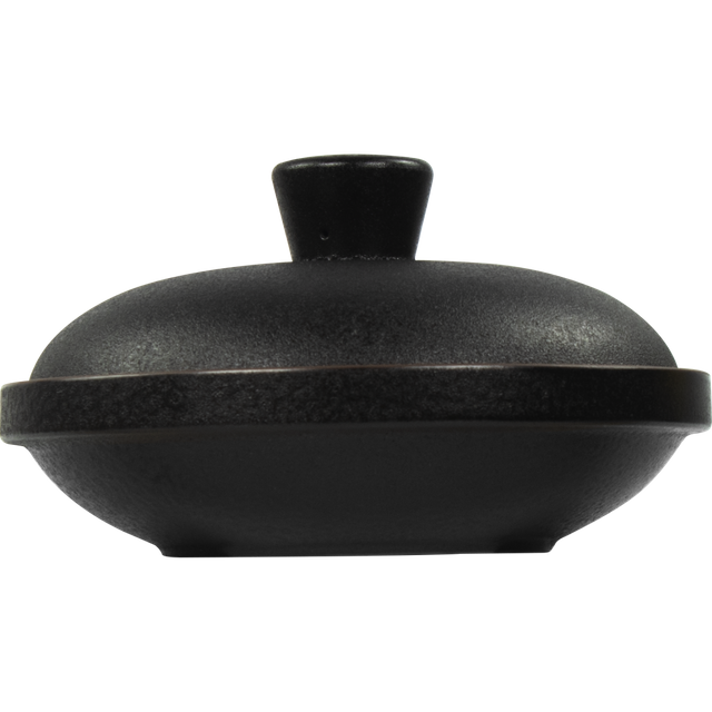 Farfurie adanca din portelan cu capac GET TORTILLERO cu TAPA 19,7 CM negru 