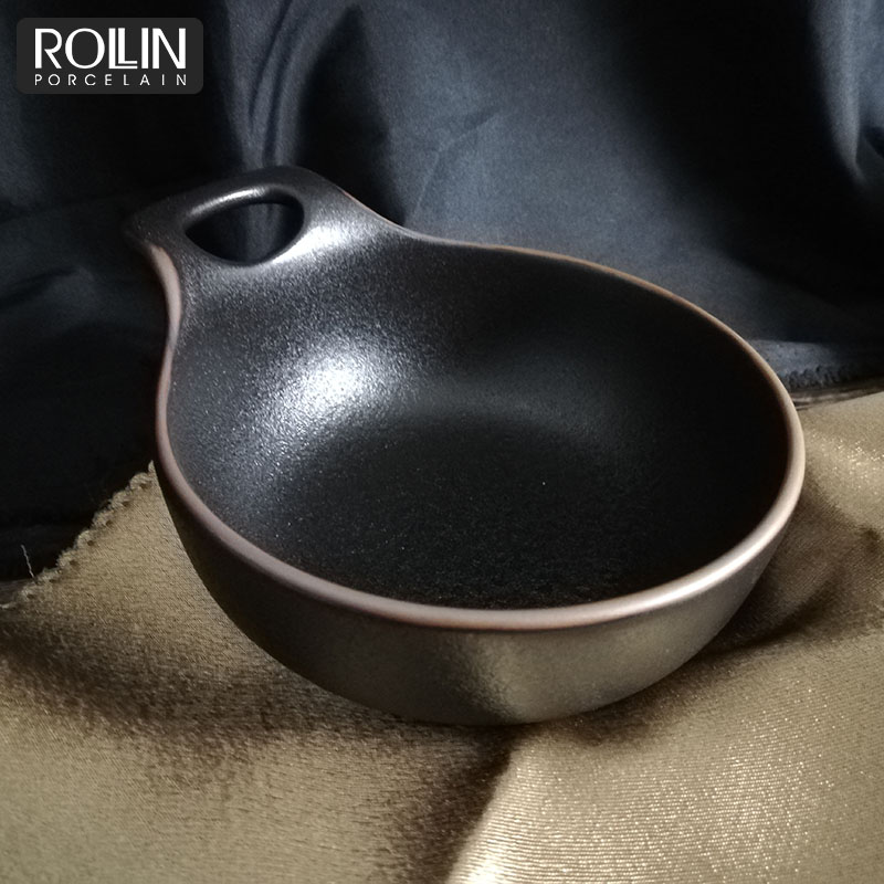 Vase Mici Crem Farfurioare Ceramica Vase Bol RROLLIN PORCELAN Veselă