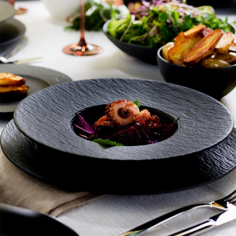 Farfurie Paste Gresie Nordica Pentru Restaurantul Michelin Stars